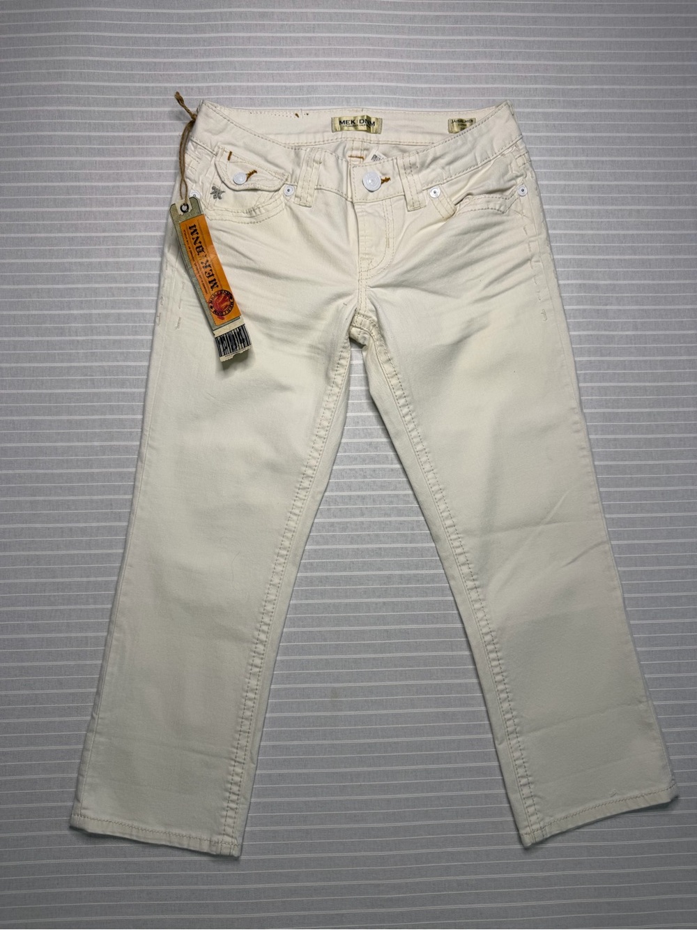 MEK DNM Jaisalmer Cream Capri Jeans – Size 26 – NWT